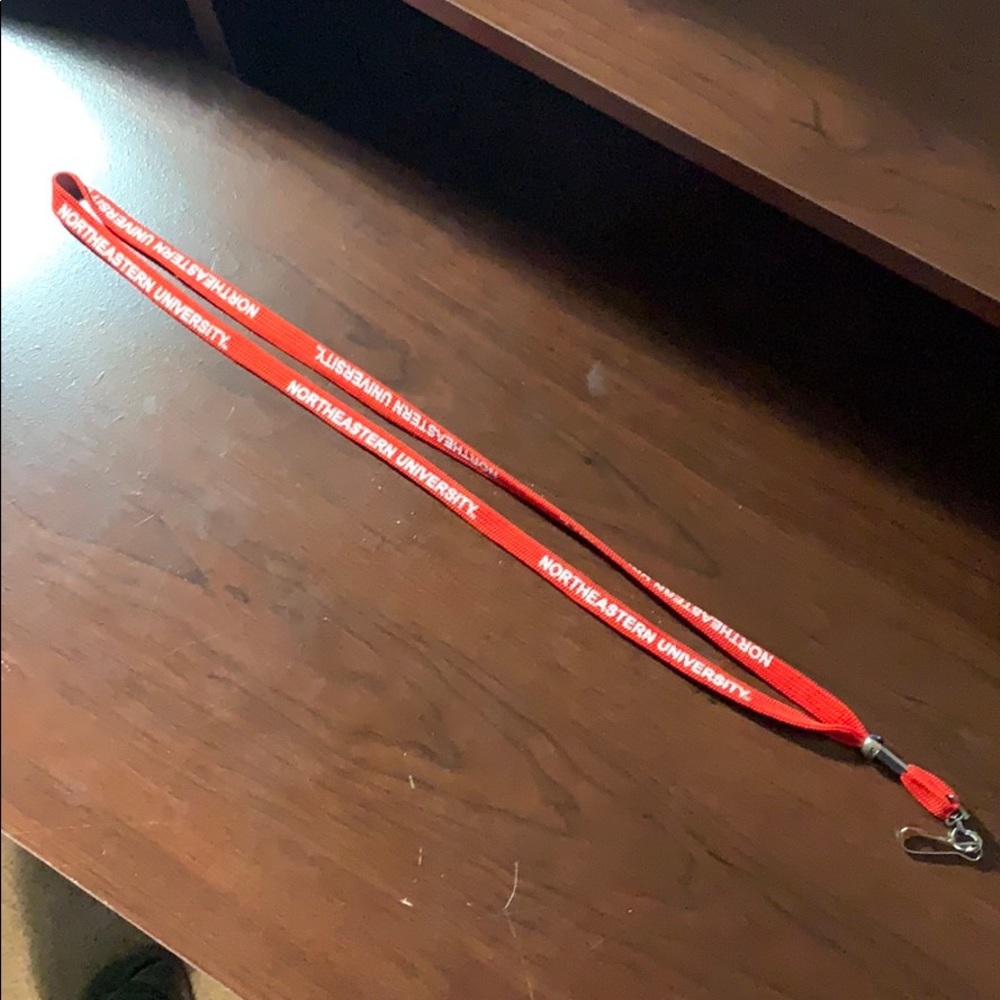 Northeastern University lanyard